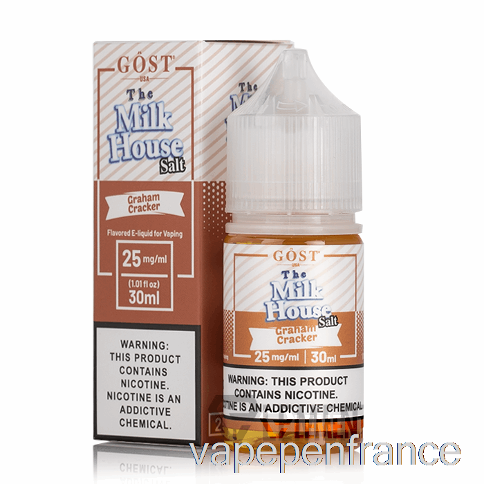 Sels De Biscuits Graham - La Maison Du Lait - Vapeur Gost - Stylo Vape 30 Ml 50 Mg